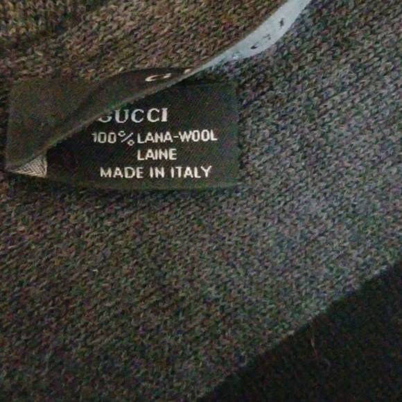 Gucci mens or womens wool scarf - Picture 2 of 6